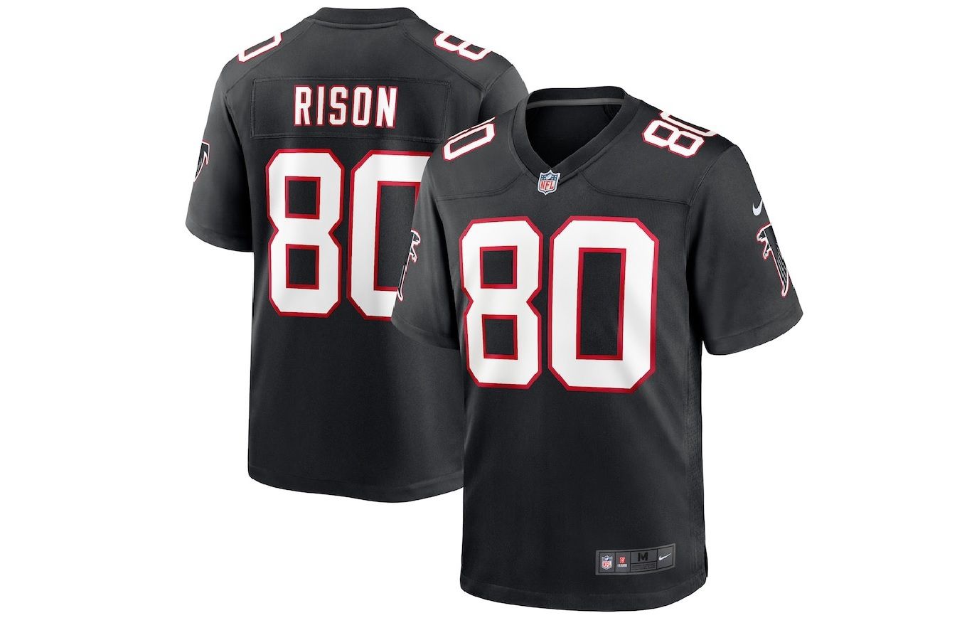 Men Atlanta Falcons #80 Andre Rison Nike Black Retired Player NFL Jersey->atlanta falcons->NFL Jersey